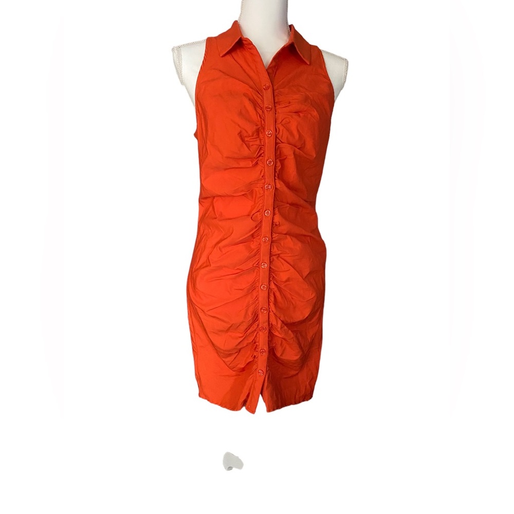 Brand New Never Used Women’s Orange Sleeveless Dress